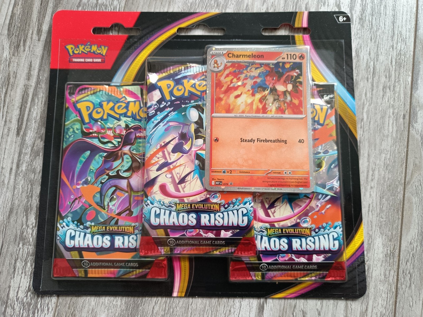 Pokémon TCG Mega Evolution Chaos Rising Booster Pack Blister, Ophalen of Verzenden, Nieuw, Booster
