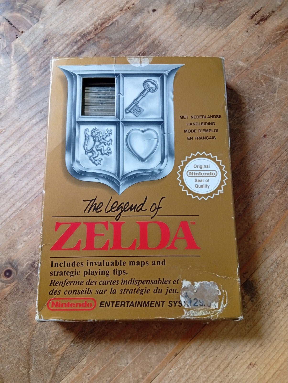 The Legend of Zelda NES Compleet - Gereinigd & Werkend, Spelcomputers en Games, Games | Nintendo NES, Avontuur en Actie, Gebruikt