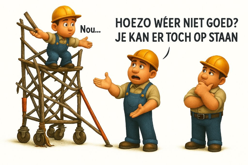 keuren van ladder steiger of trap, Ophalen of Verzenden, 4 meter of meer
