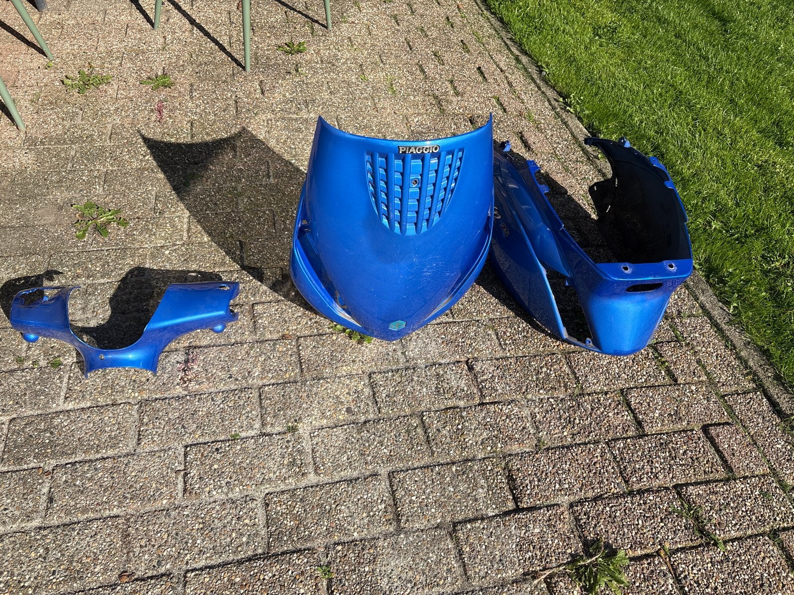 Zip kappen set - spatbord voorband (gebruikerssporen), Ophalen, Gebruikt, Kap, Piaggio