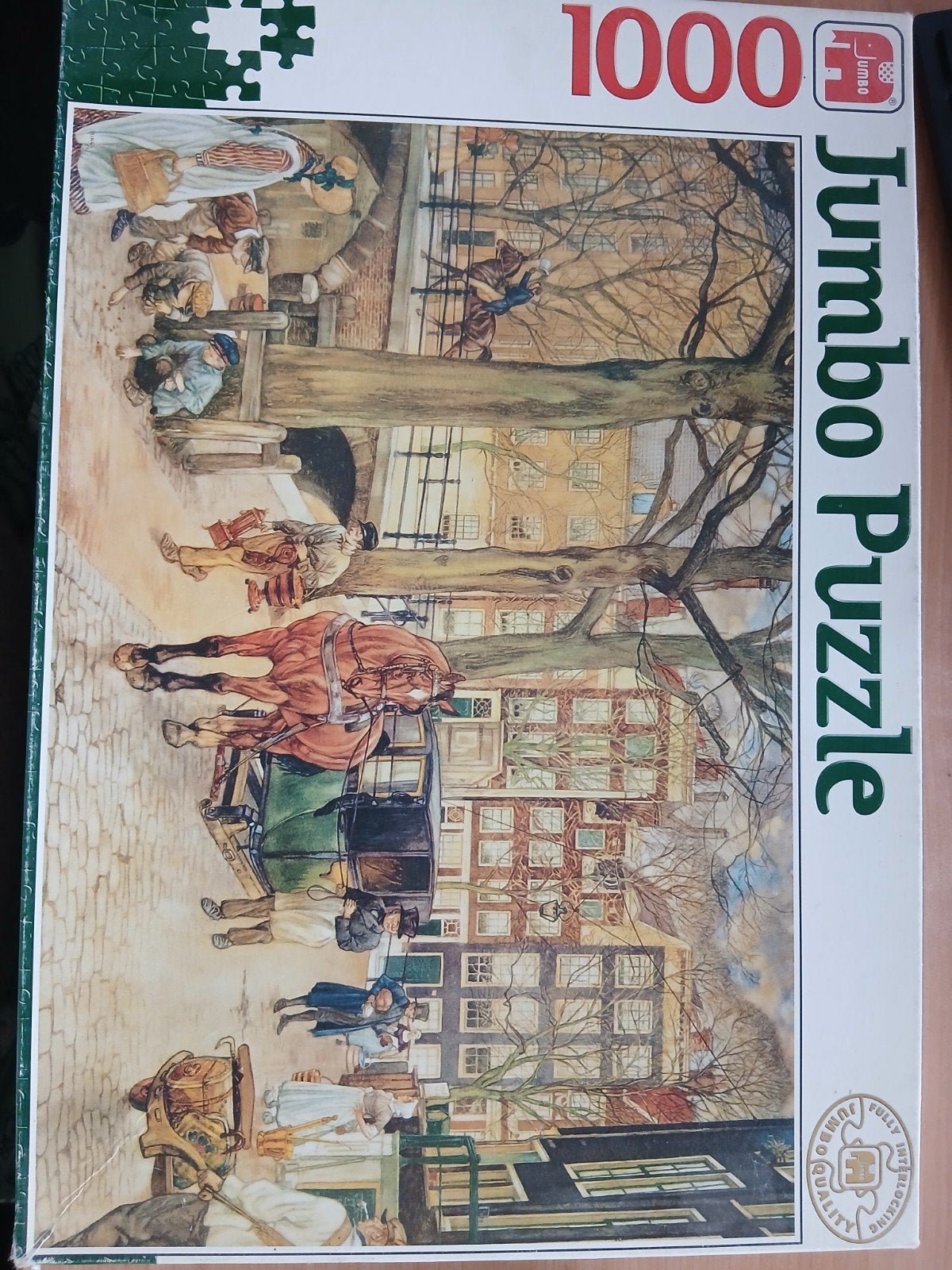 Jumbo Legpuzzel 1000 stukjes - Historisch stadsgezicht, Ophalen of Verzenden, 500 t/m 1500 stukjes, Gebruikt, Legpuzzel