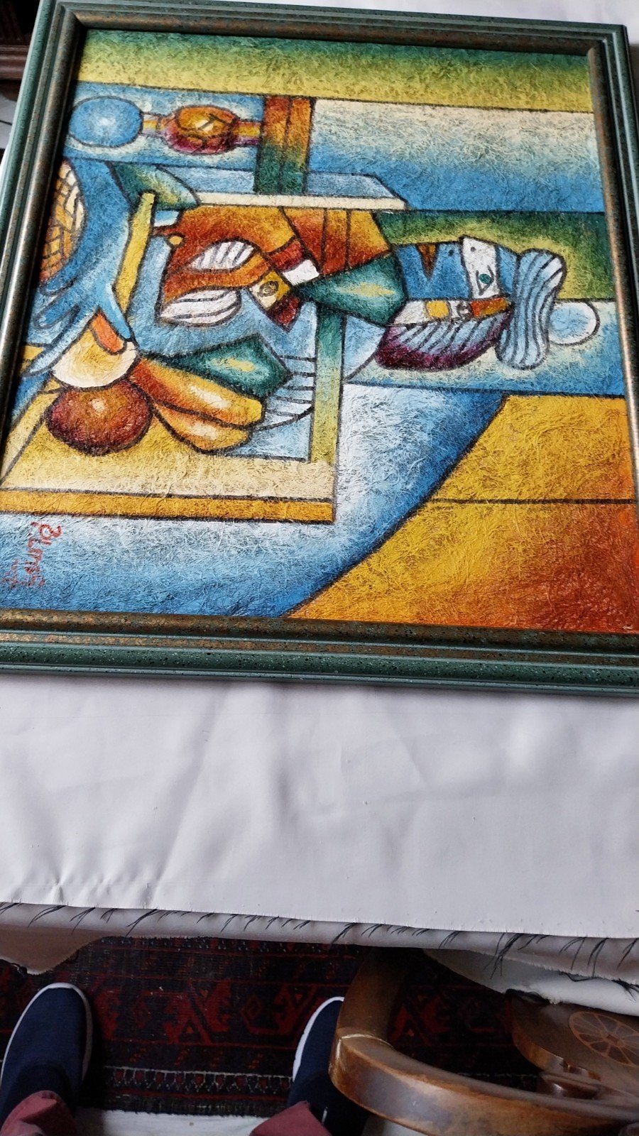 Schilderij. Abstract ., Ophalen of Verzenden