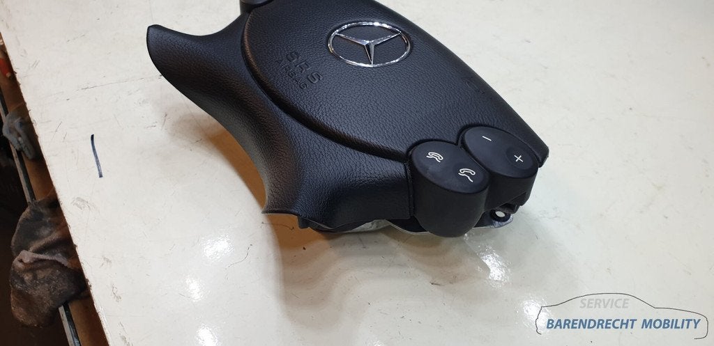 Mercedes W209 W463 R230 W211 W219 leer leder zwart stuur air, Auto-onderdelen, Gebruikt, Mercedes-Benz AG, Mercedes-Benz, Ophalen of Verzenden