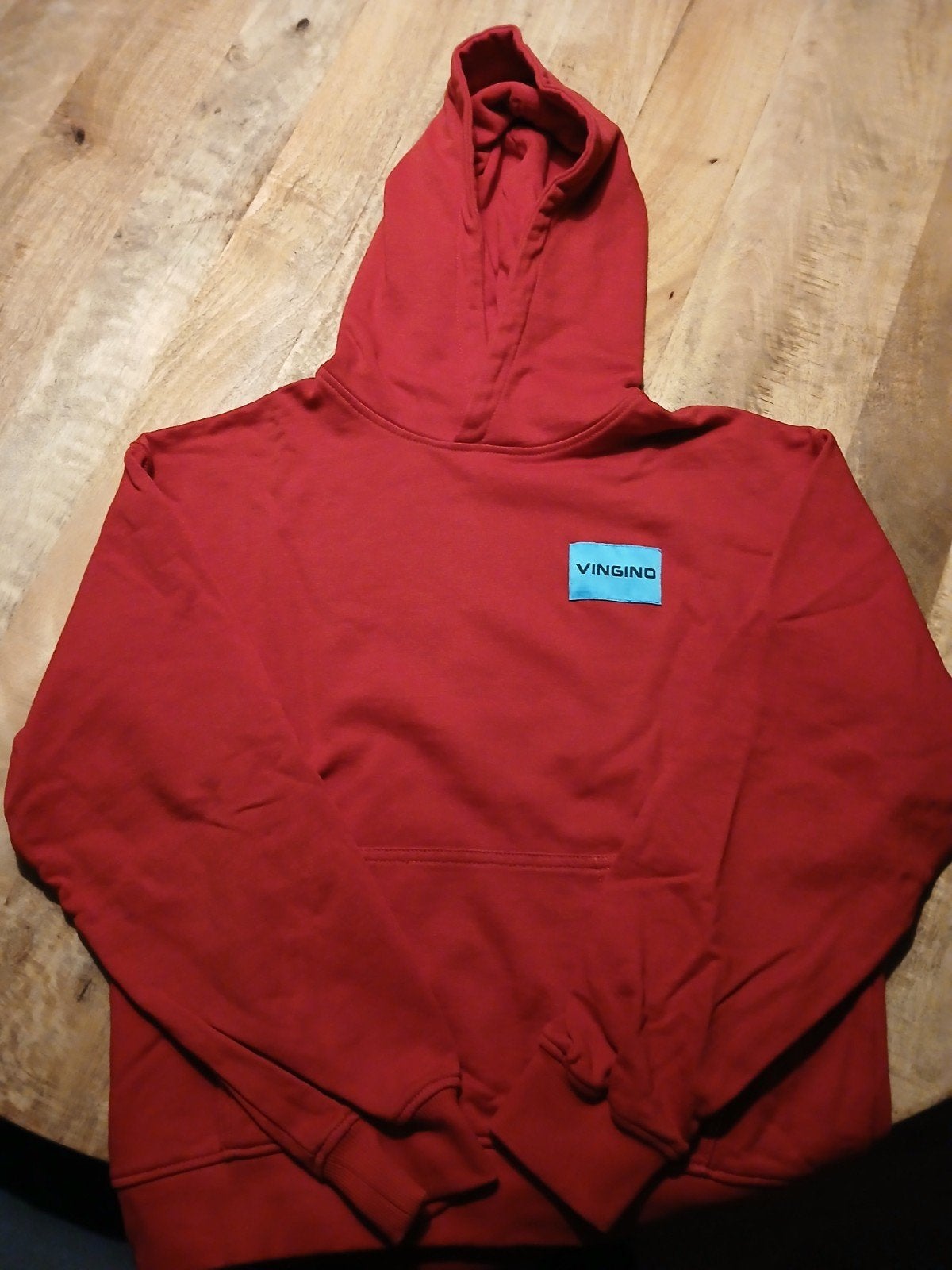 Vingino hoodie maat 146/152 rood, Kinderen en Baby's, Trui of Vest, Ophalen of Verzenden, Zo goed als nieuw, Vingino