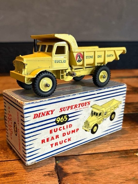 Dinky Supertoys 965 Euclid Rear Dump Truck + originele doos, Ophalen of Verzenden, Zo goed als nieuw, Bus of Vrachtwagen