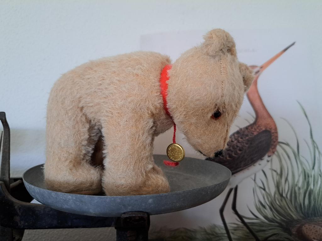 Vintage IJsbeertje van Teddy, Verzamelen, Beren en Cherished Teddies, Ophalen of Verzenden, Gebruikt, Stoffen beer, Overige merken