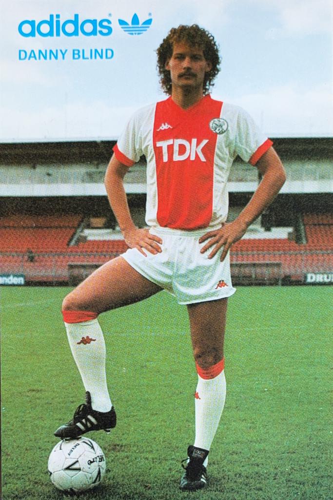 Adidas Spelerskaart Danny Blind - AFC Ajax Amsterdam, Ophalen of Verzenden, Zo goed als nieuw, Ajax, Spelerskaart