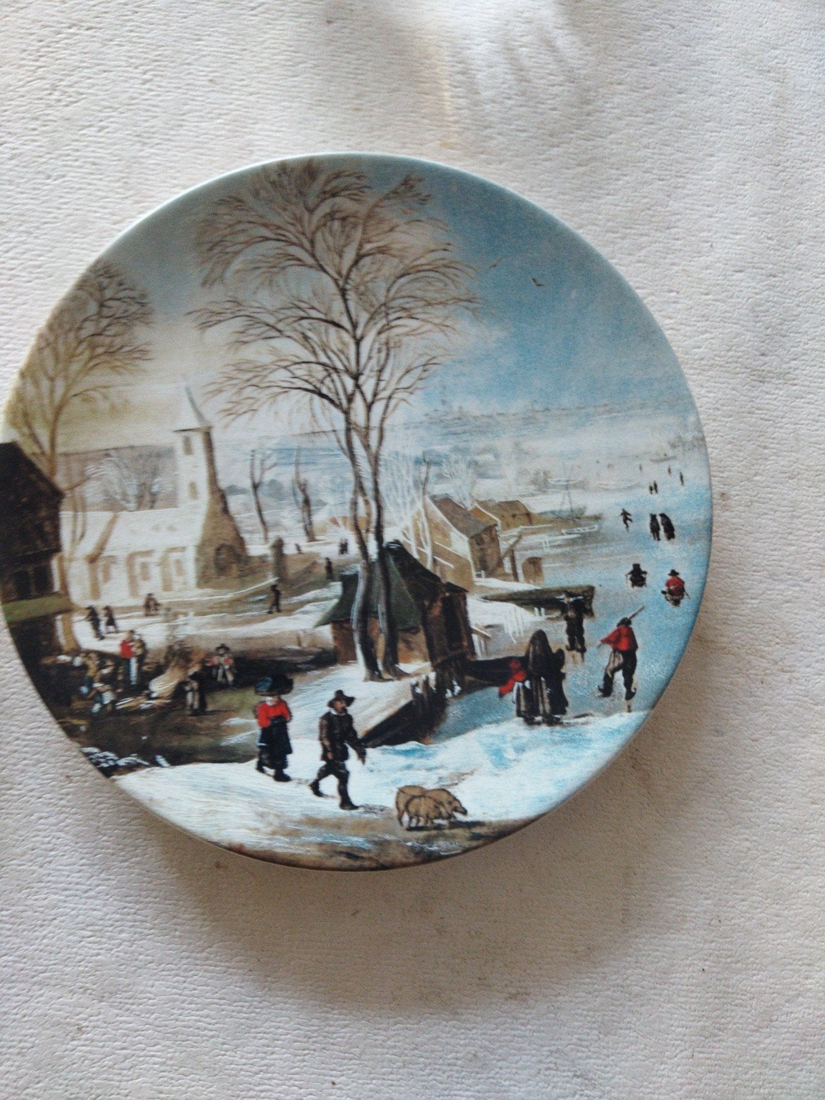 Set van 4 decoratieve borden 'De Jaargetijden', Antiek en Kunst, Ophalen of Verzenden