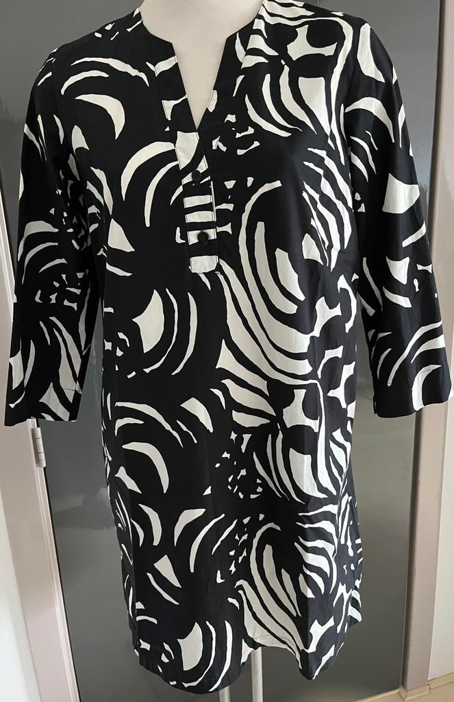Marimekko jurk/ tuniek maat L, Maat 38/40 (M), Verzenden, Zwart, Zo goed als nieuw
