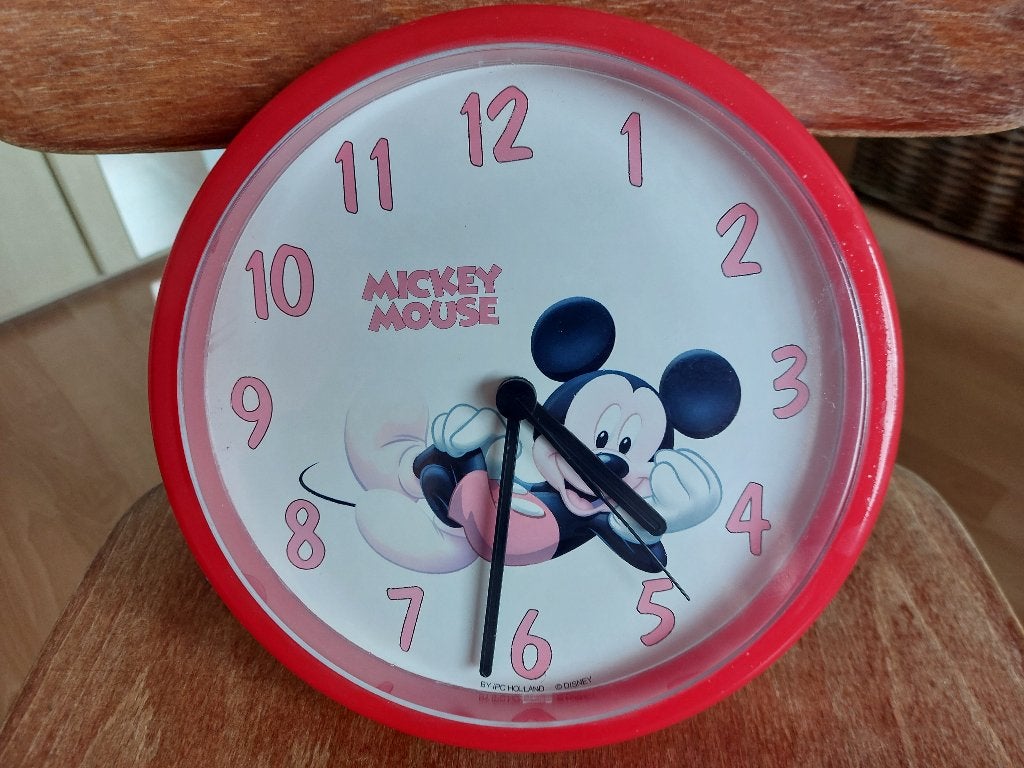 klok Mickey Mouse, Ophalen of Verzenden, Mickey Mouse, Zo goed als nieuw