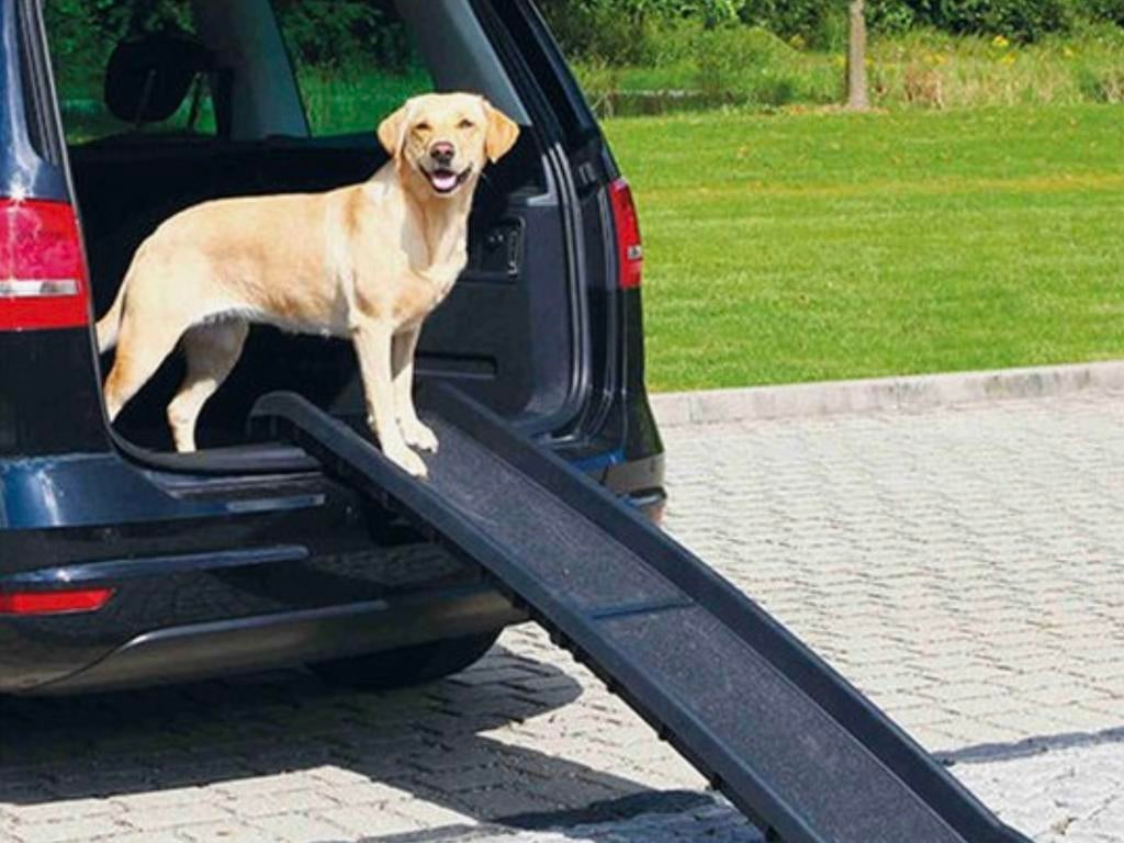 Trixie Car Ramp Loopplank Opvouwbaar Zwart 156X40 cm, Ophalen of Verzenden, Nieuw