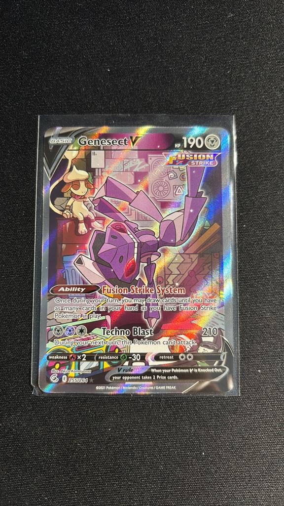 Genesect 255/264 | NM | Fusion Strike, Ophalen of Verzenden, Zo goed als nieuw, Losse kaart