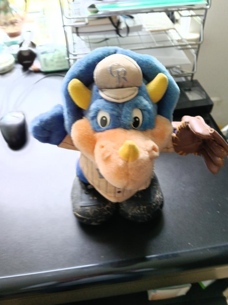Mascotte Colorado Rockies, Sport en Fitness, Honkbal en Softbal, Ophalen of Verzenden