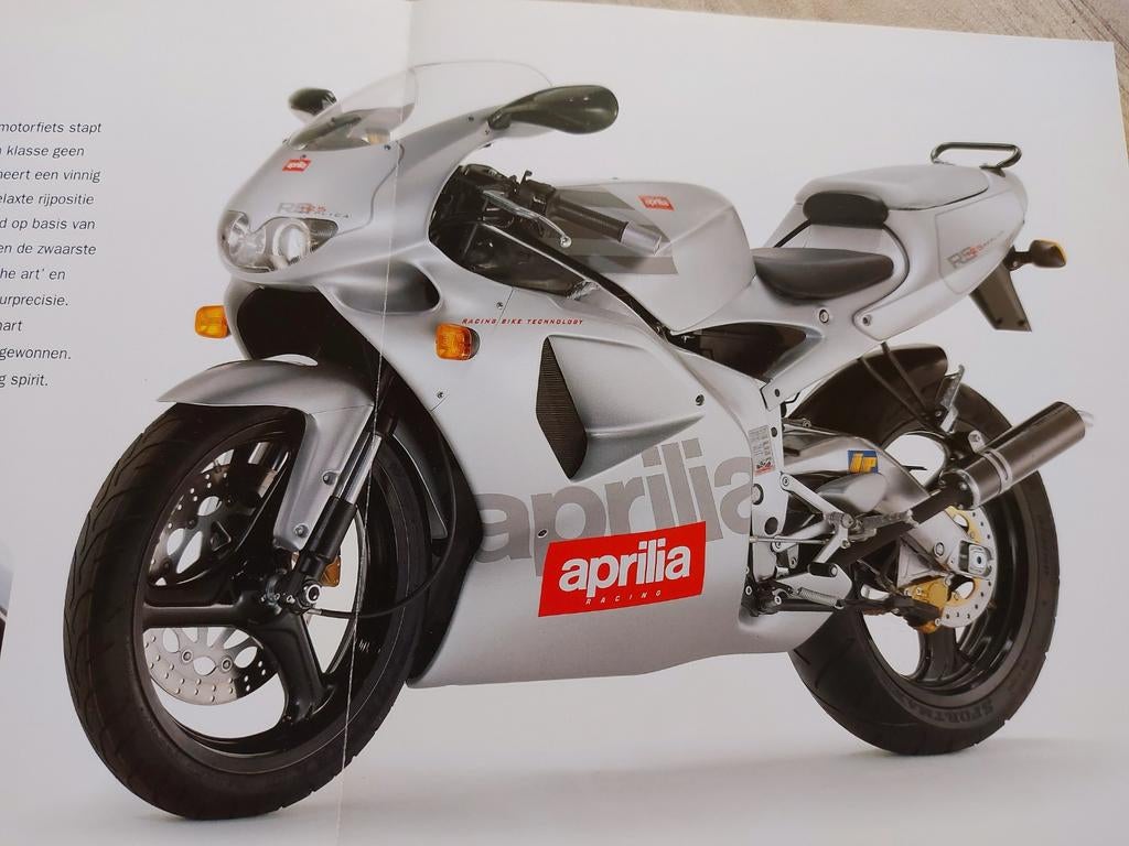 Keurige Aprilia RS 125 tweetakt motor folder NL, Motoren, Handleidingen en Instructieboekjes, Ophalen of Verzenden, Aprilia