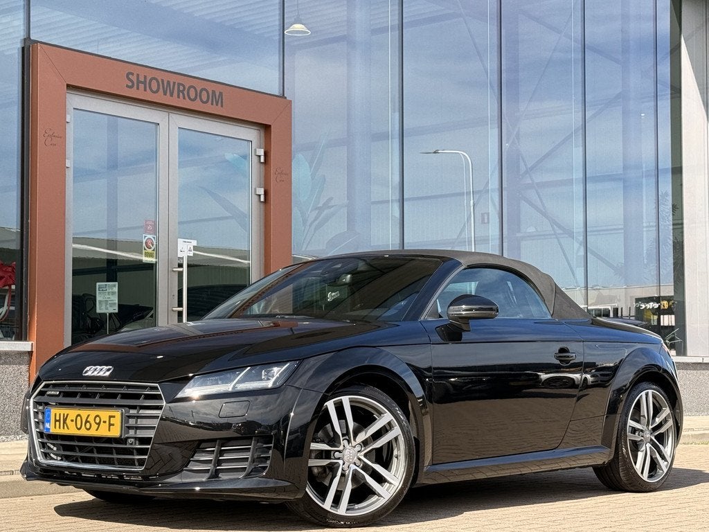 Audi TT Roadster 2.0 TFSI quattro S-Line | Bang & Olufsen |, Auto's, Audi, Gebruikt, 4 cilinders, Zwart, Leder