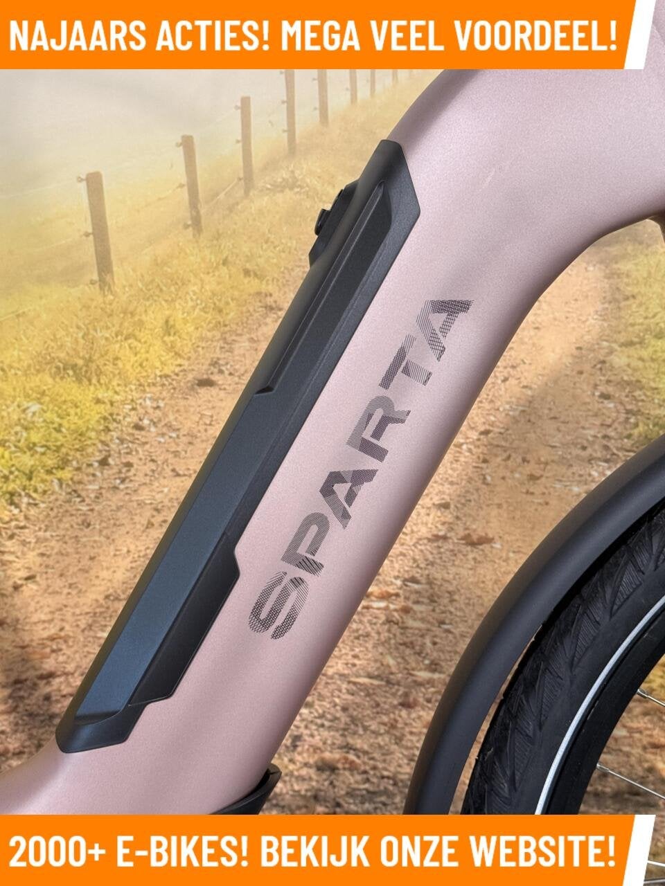Sparta C-Grid Energy Elektrische fiets met BOSCH BES3 motor!, 55 tot 59 cm, Nieuw, 50 km per accu of meer, Sparta