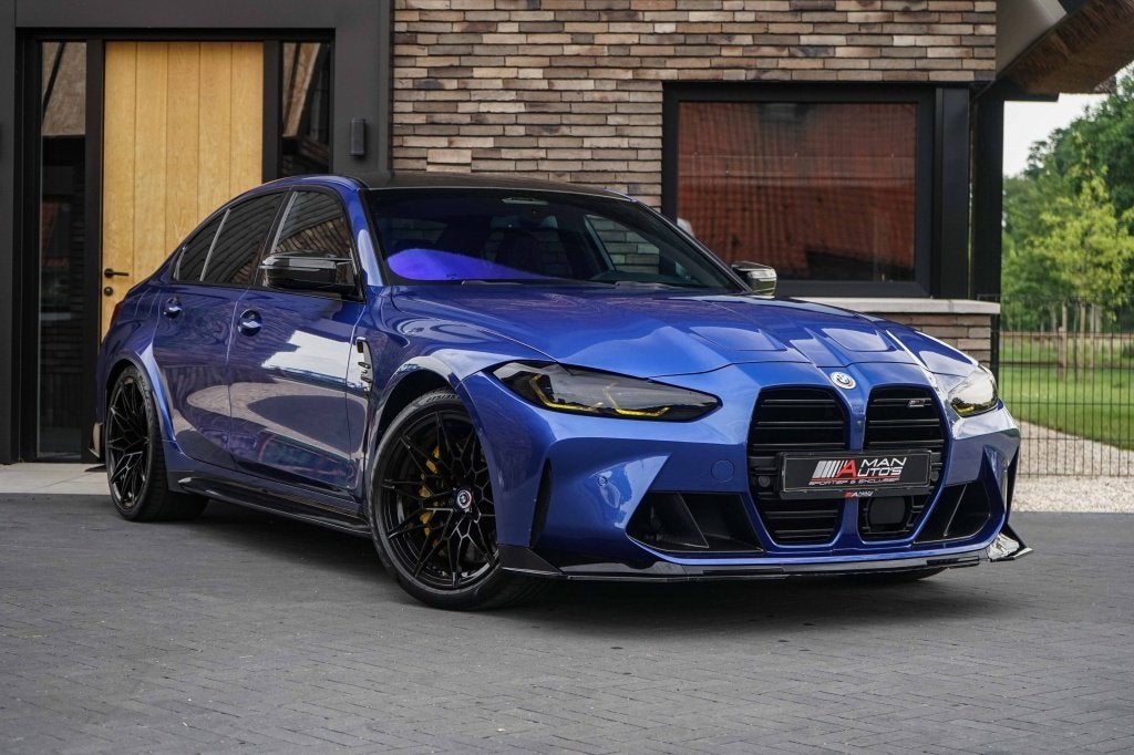 BMW M3 xDrive Competition M-Buckets/Carbon/HUD/HK/Uitlaat, Auto's, Automaat, Gebruikt, Euro 6, Met garantie (alle)