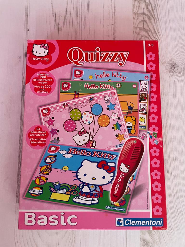 Hello Kitty Quizzy Basic Educatief Spel Clementoni, Ophalen of Verzenden, Gebruikt, Puzzelen, Met geluid