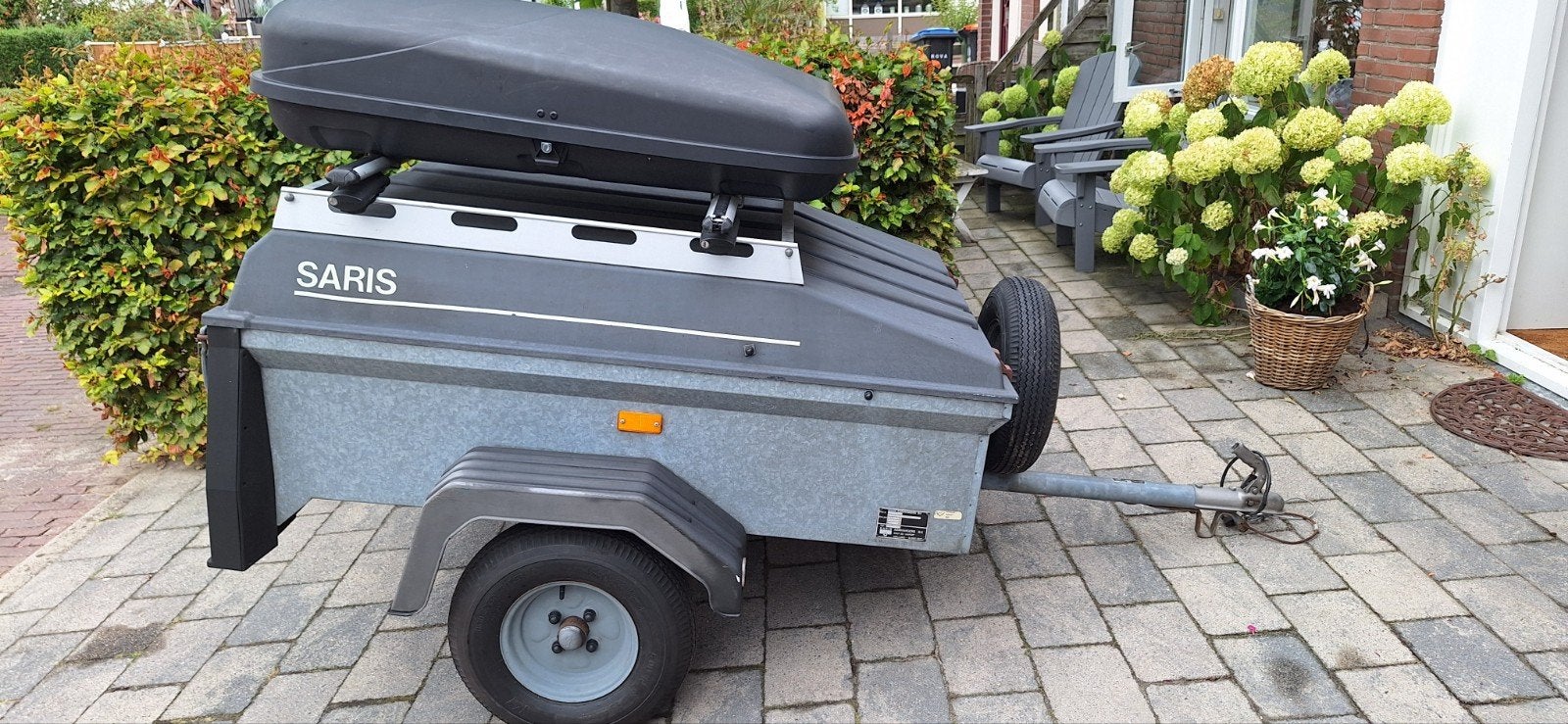 Saris Arba 2000 bagagewagen aanhangwagen, Ophalen, Gebruikt