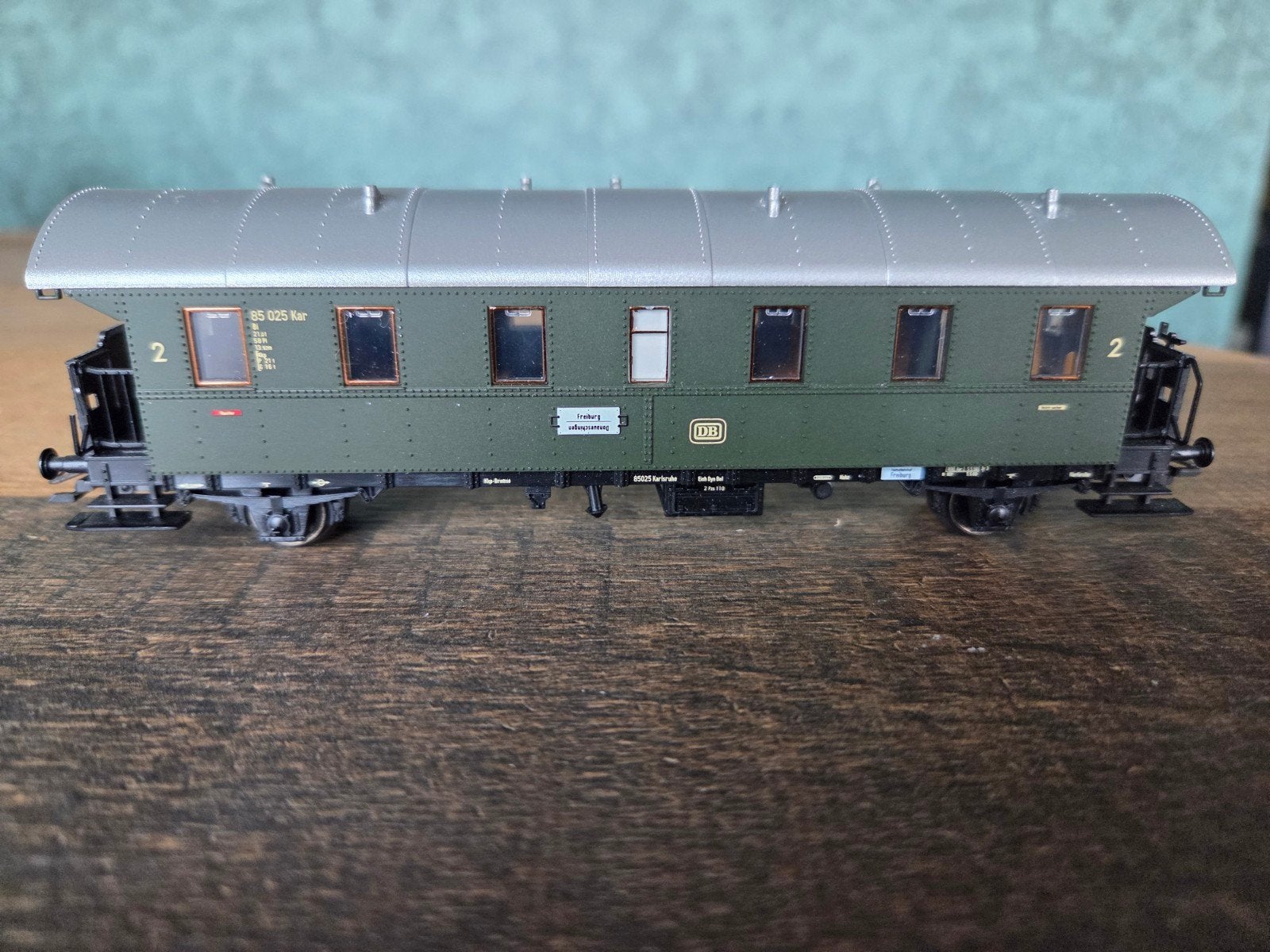 Märklin 4314 Donderbus 2e klasse DB personenwagon, Wisselstroom, Wagon, Ophalen of Verzenden, Zo goed als nieuw