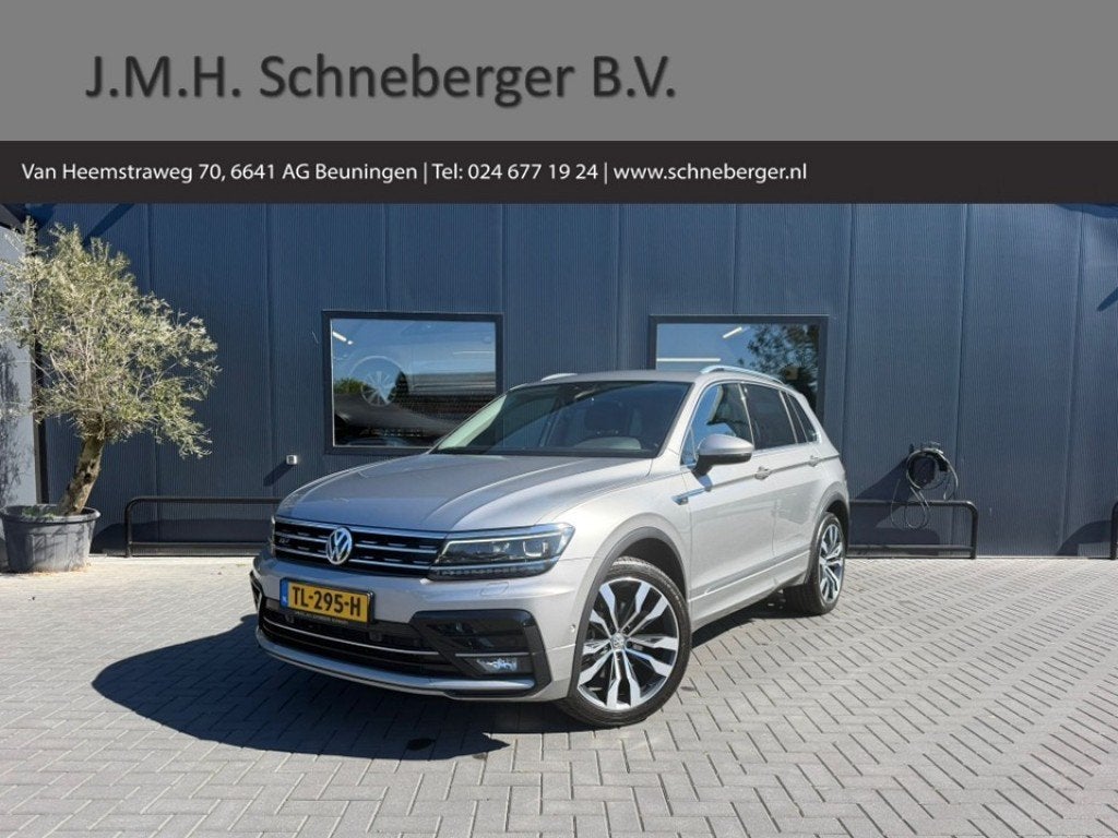 Volkswagen TIGUAN 2.0 TSI 4motion R-Line 220pk AUT / Elek. a, Auto's, Volkswagen, Huisgarantie, 4 cilinders, 2500 kg, Vierwielaandrijving