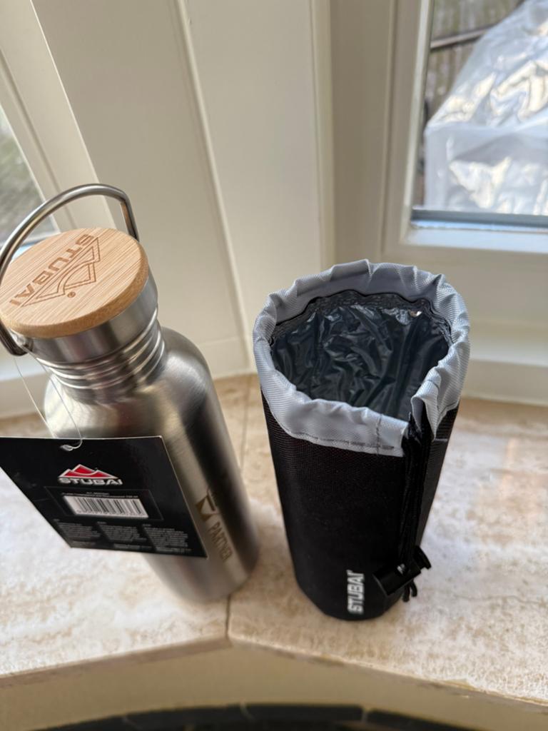 Drinkfles met thermocover nieuw, Ophalen of Verzenden, Nieuw
