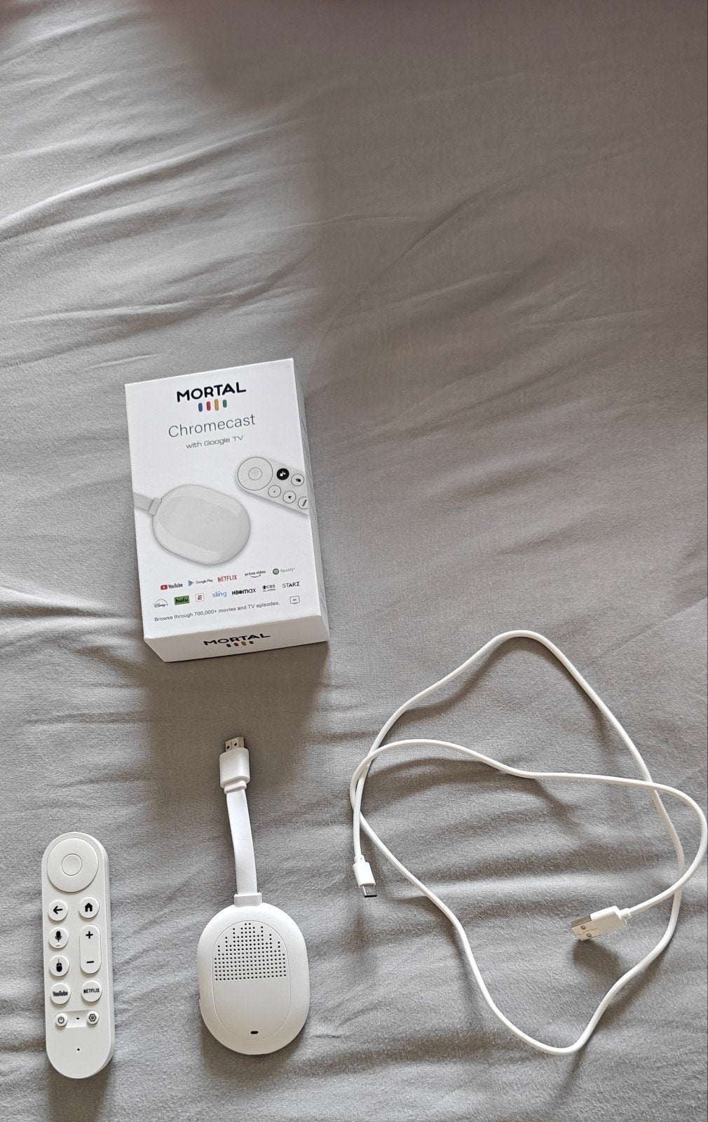 Chromecast met Google TV - als nieuw, Ophalen of Verzenden, Zo goed als nieuw, HDMI, Zonder harde schijf