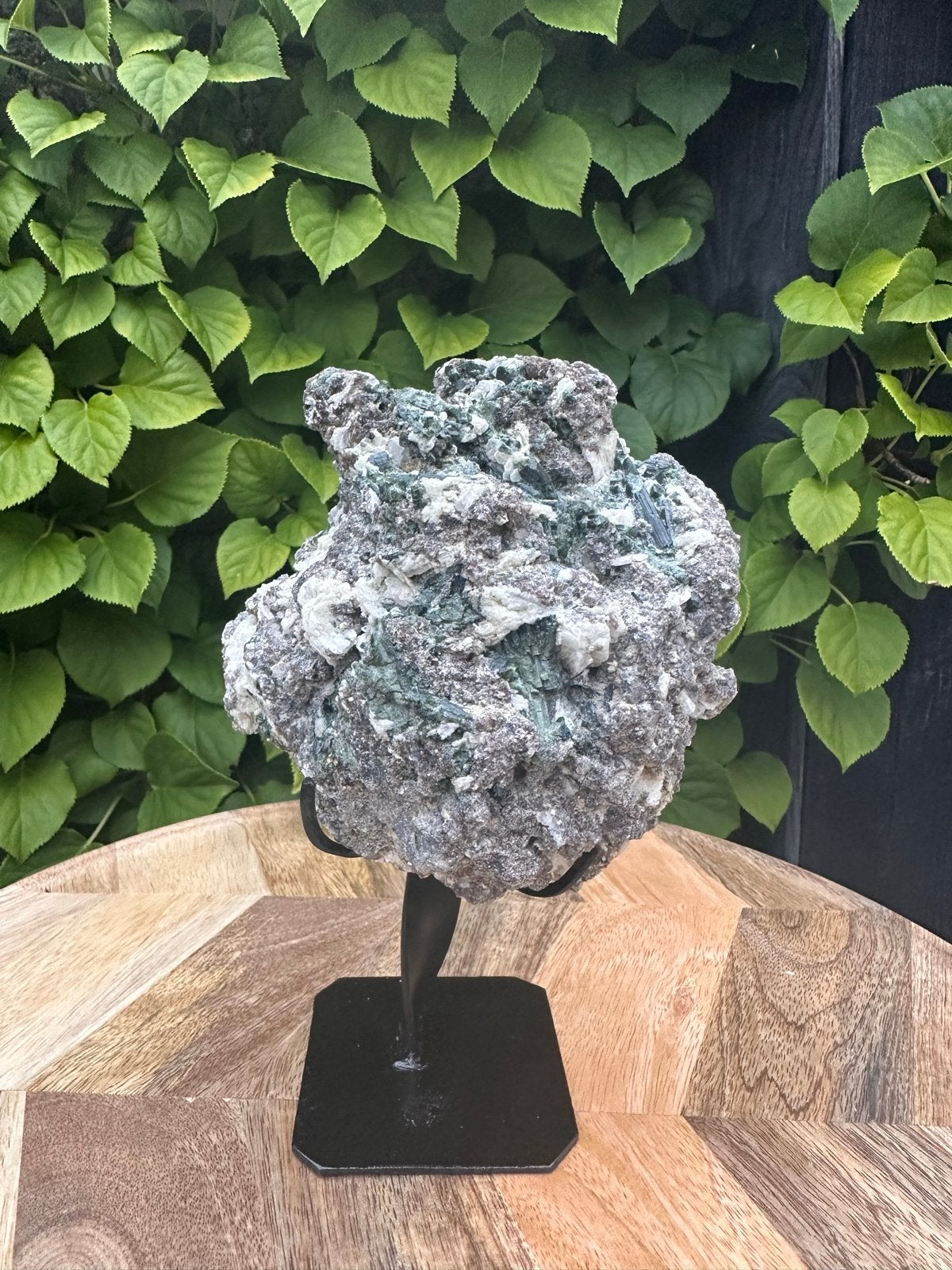 Lepidoliet met groene Toermalijn en Albiet, Ophalen of Verzenden, Mineraal