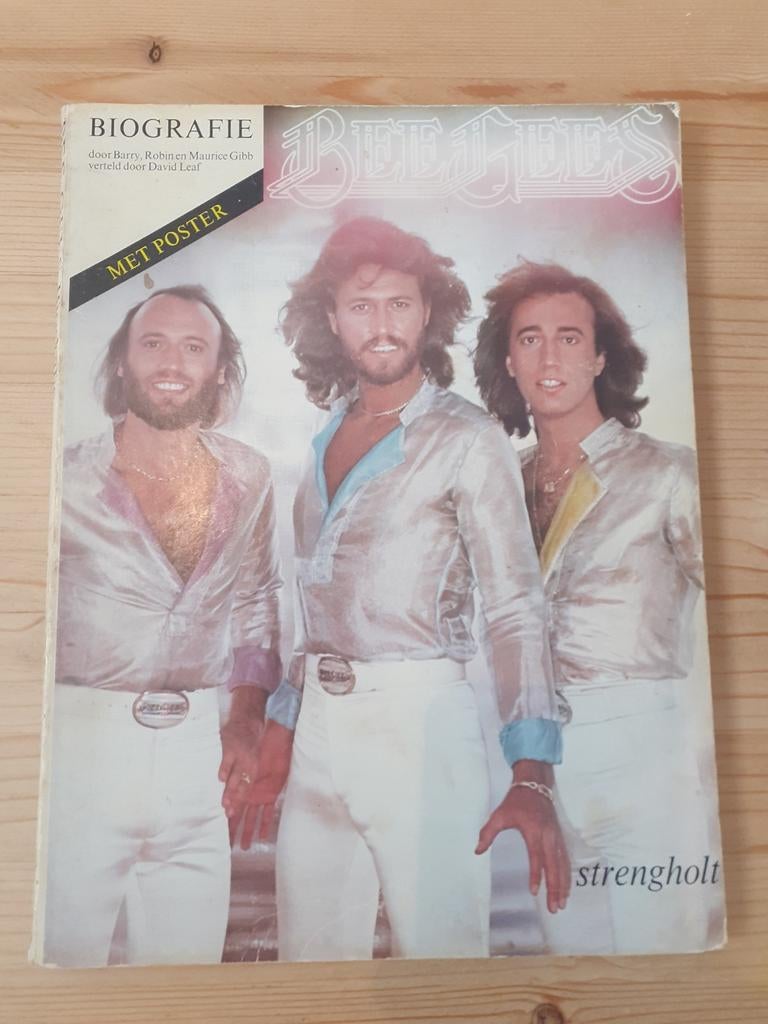 Bee Gees Biografie - Met Poster, Boeken, Ophalen of Verzenden, Gelezen, Barry, Robin en Maurice Gibb, David Leal, Overige