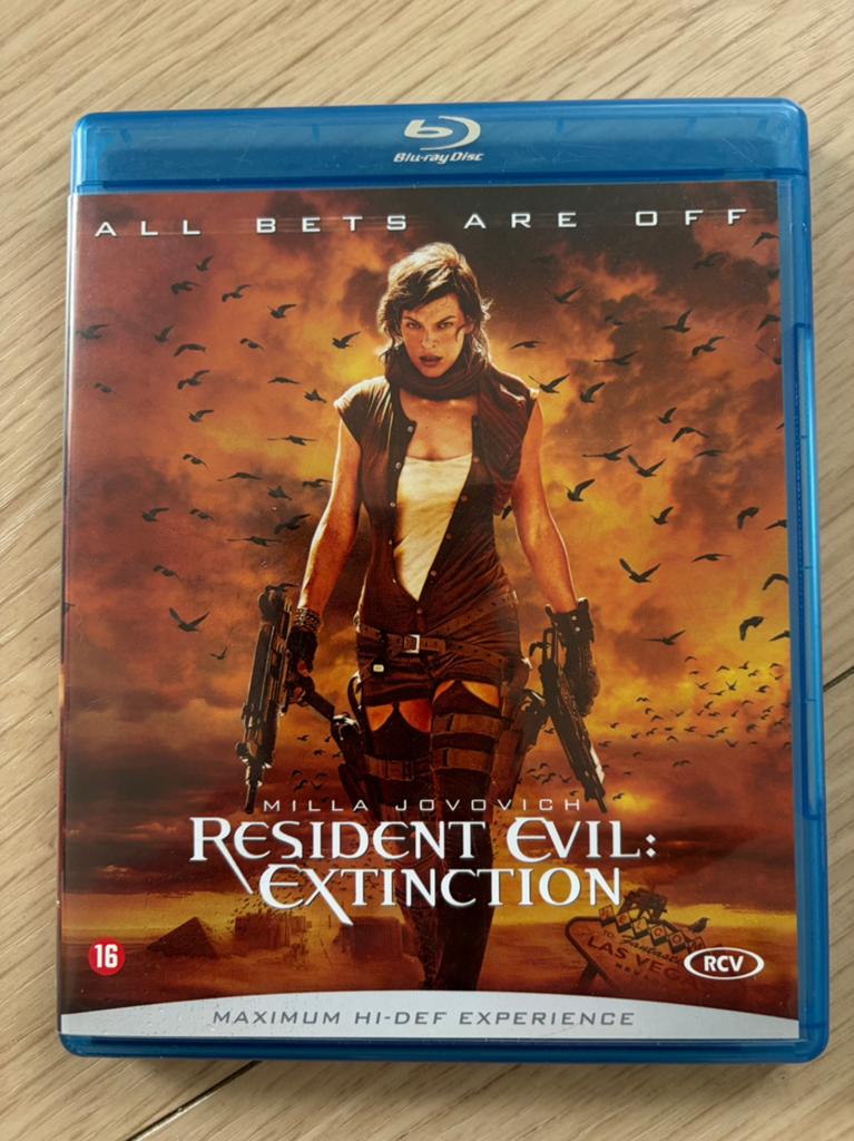 Resident Evil Extinction Blu-ray Milla Jovovich (Geen 4K), Cd's en Dvd's, Ophalen, Zo goed als nieuw, Horror