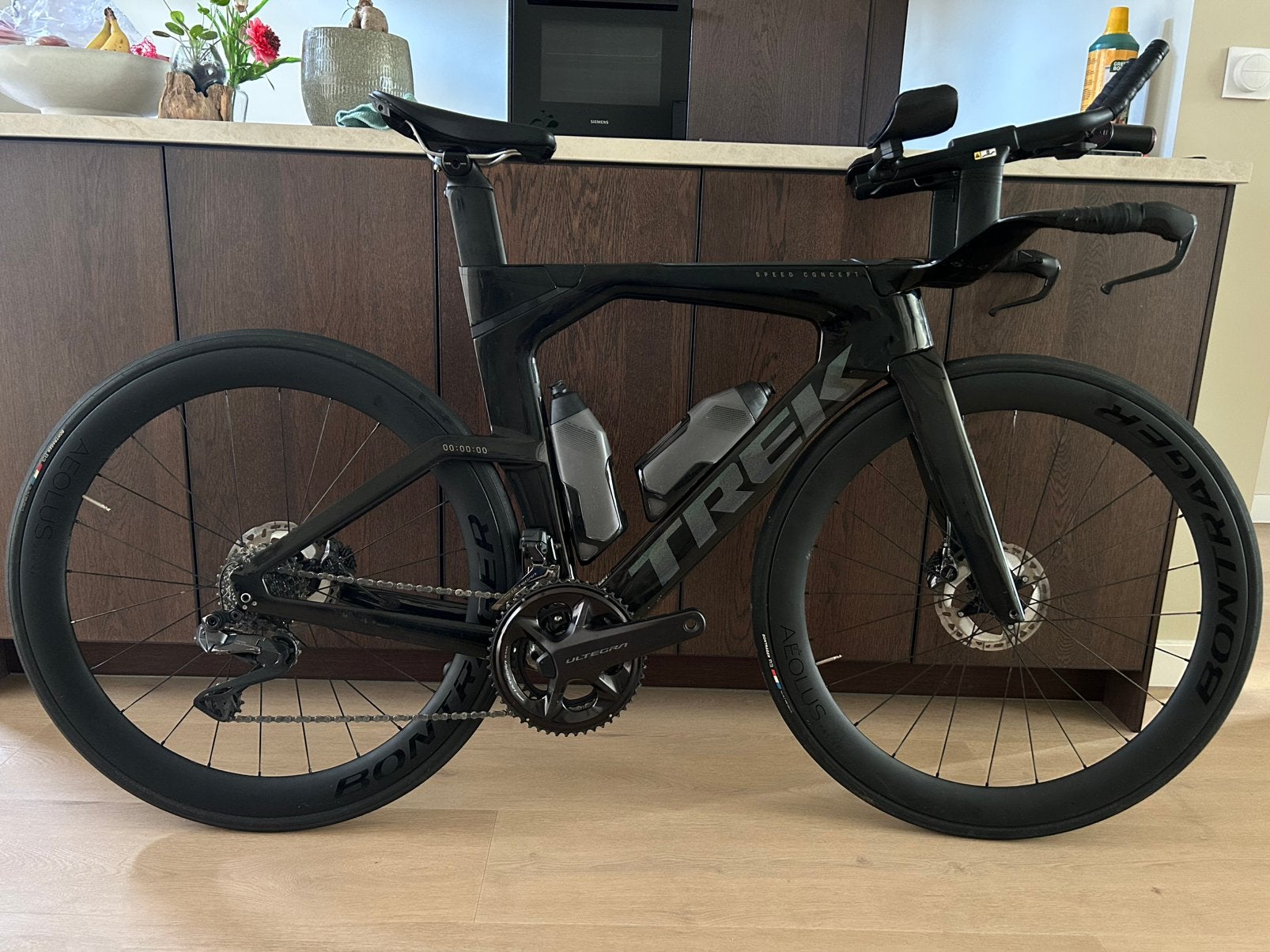 Trek Speedconcept SLR 7 maat M + powermeter, Fietsen en Brommers, Fietsen | Racefietsen, Carbon, 49 tot 53 cm, Zo goed als nieuw