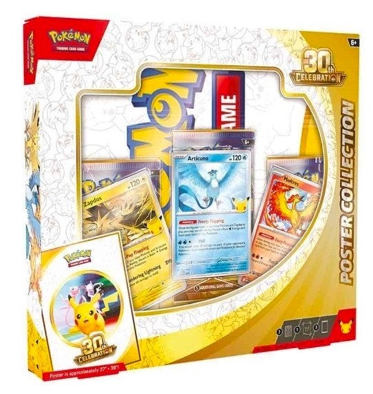 Pokémon 25th Anniversary Poster Collectie met kaarten, Ophalen of Verzenden, Nieuw, Overige typen