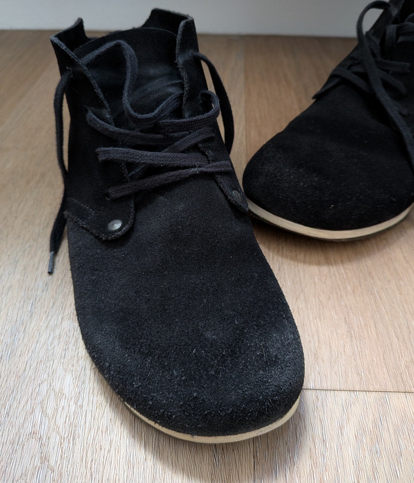Birkenstock Dundee Suede Boots Zwart Maat 41 Regular Fit, Kleding | Dames, Zwart, Lage of Enkellaarzen, Ophalen of Verzenden, Gedragen