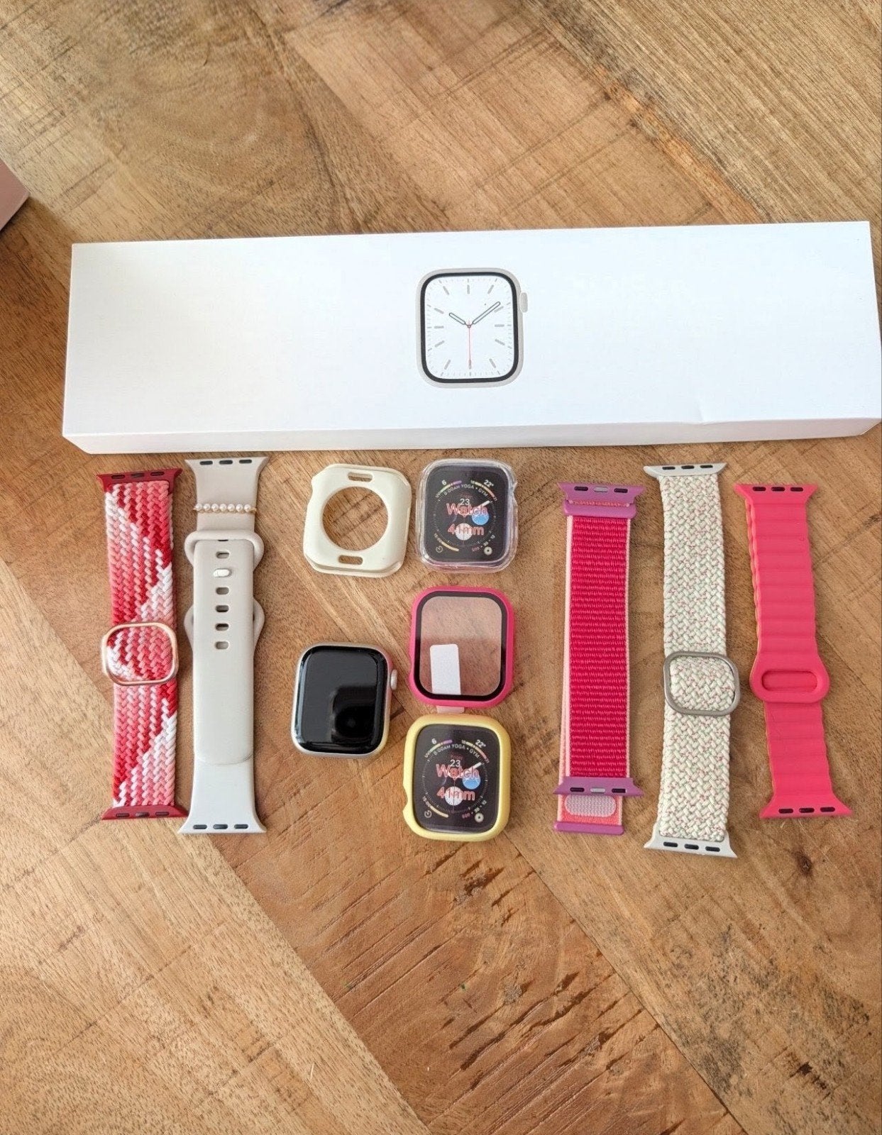 Apple Watch Series 7 Starlight  41mm, Gebruikt, Apple Watch ⌚️, IOS, Ophalen of Verzenden