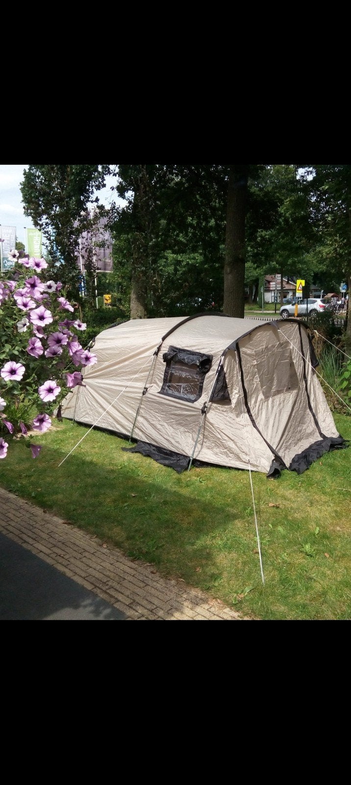 Compacte koepeltent voor 2-3 personen, Ophalen, Gebruikt, Tot en met 3