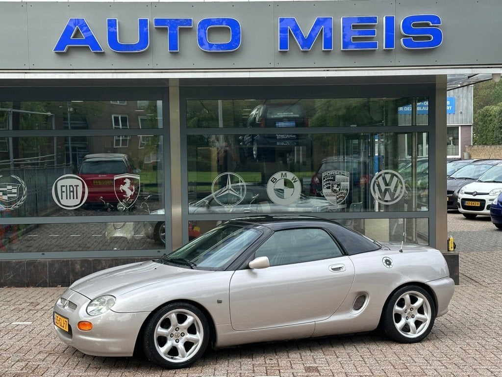 Mg F 1.8I cabrio Leer Stoelverw., Auto's, 4 cilinders, Cabriolet, 1796 cc, Leder