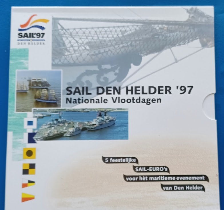 Muntset Sail Den Helder 1997 Nationale Vlootdagen, Ophalen of Verzenden, Overige materialen, Nederland