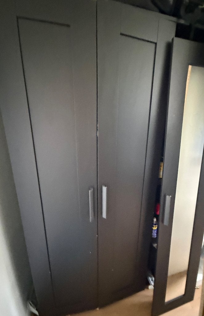 Brimnes kast Ikea, Huis en Inrichting, Ophalen, Met deur(en), Gebruikt, 100 tot 150 cm