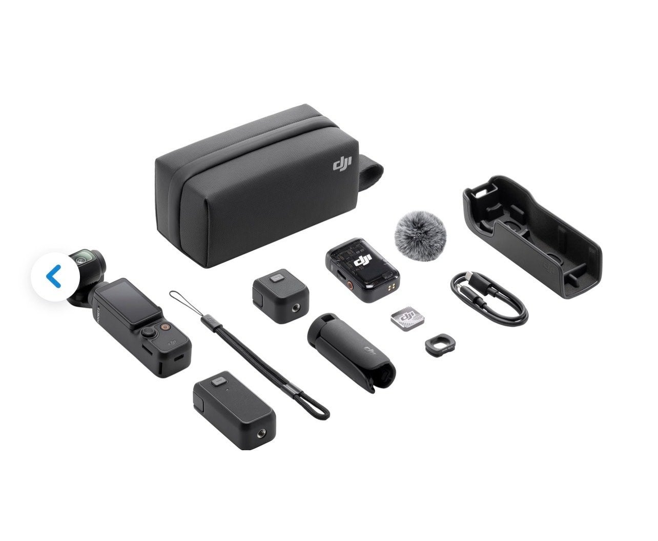 DJI Osmo Pocket 3 Creator Combo - Nieuwstaat, Overige merken, Overige soorten, Zo goed als nieuw, Externe microfoon