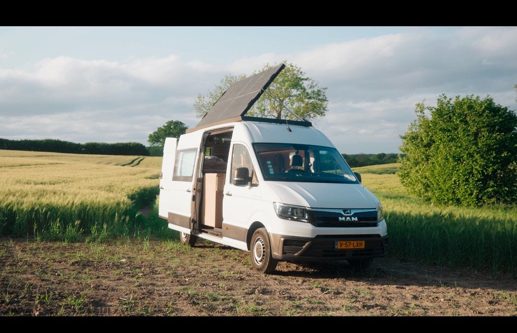 Project Balance I MAN TGE Automaat | Off-grid Buscamper, Caravans en Kamperen, Automaat, Tot en met 2, Bedrijf, Diesel