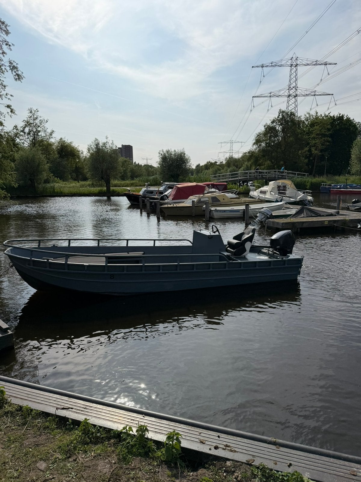 Engelse legerboot uit 1960, Ophalen, Zo goed als nieuw, Aluminium, Buitenboordmotor