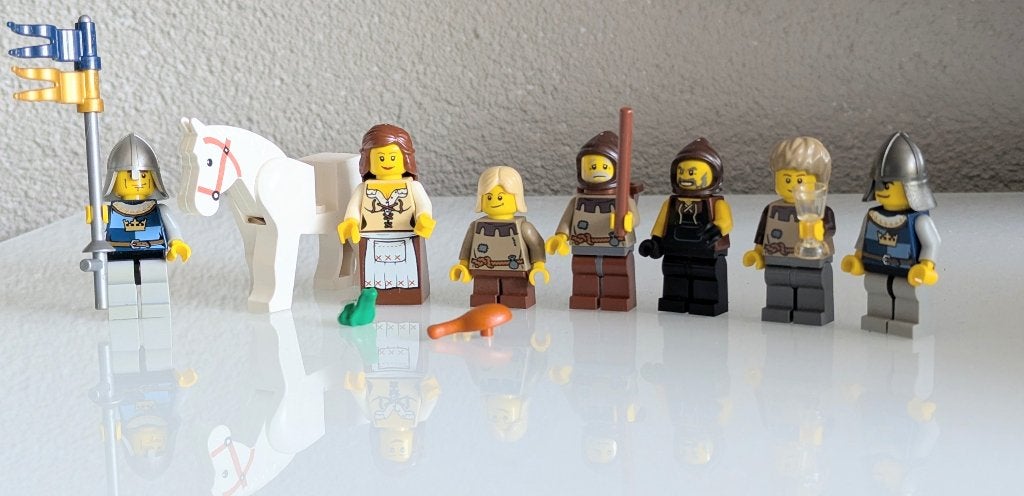 Leuke set zeldzame minifiguren voor de Lego set 10193., Kinderen en Baby's, Compleet, Lego, Ophalen of Verzenden, Zo goed als nieuw