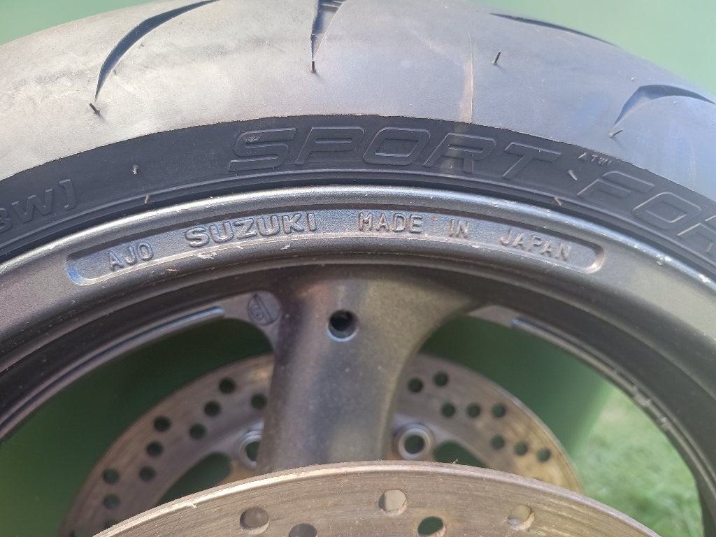 Suzuki gsx(r) velgen, schijven en banden -Set, Ophalen of Verzenden, Gebruikt