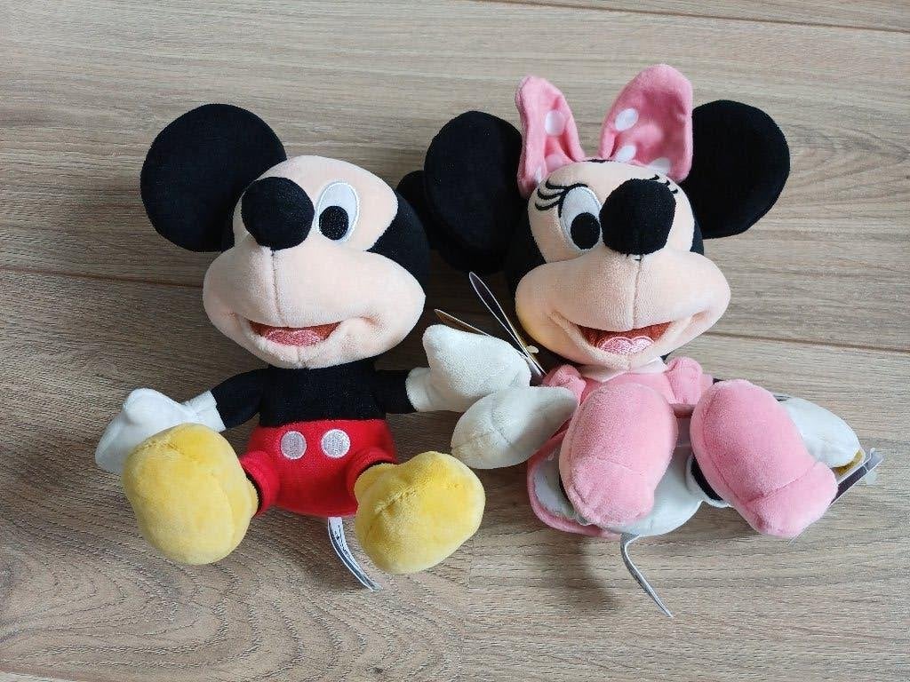 Mickey Mouse en Minnie Mouse pluche; NIEUW!, Ophalen of Verzenden, Mickey Mouse, Nieuw, Knuffel