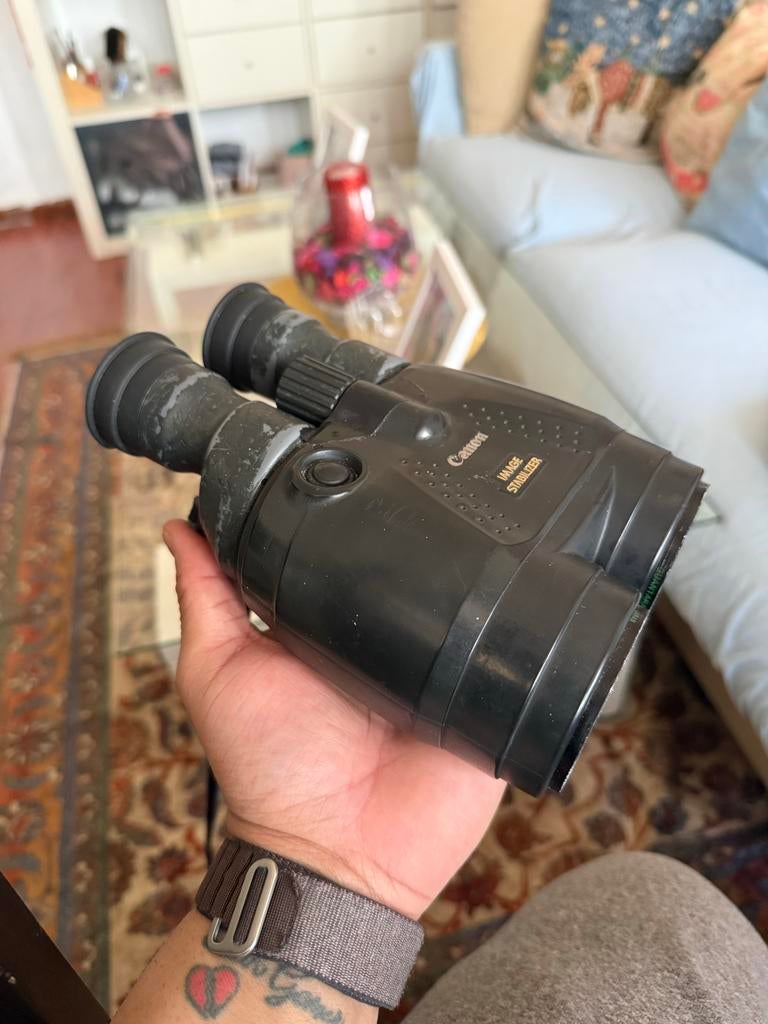 Canon 15x50 IS UD All-Weather verrekijker, Audio, Tv en Foto, Optische apparatuur | Verrekijkers, Ophalen of Verzenden, Gebruikt