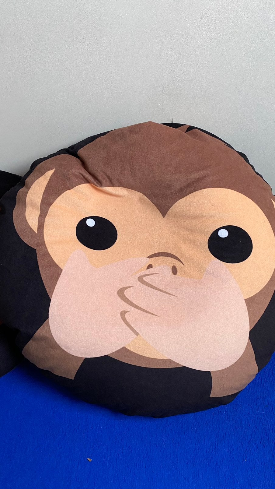 Groot emotie kussen nieuw, Bruin, Ophalen, Nieuw, Kleed of Kussen