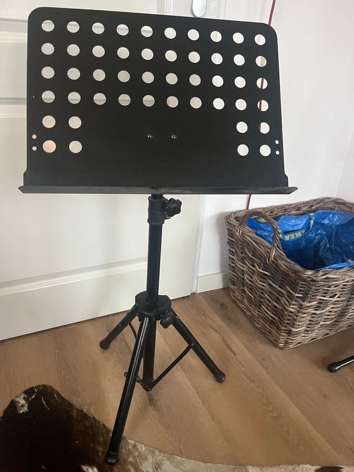 Verstelbare muziekstandaard, Muziek en Instrumenten, Ophalen, Gebruikt, Muziekstandaard, Overige instrumenten