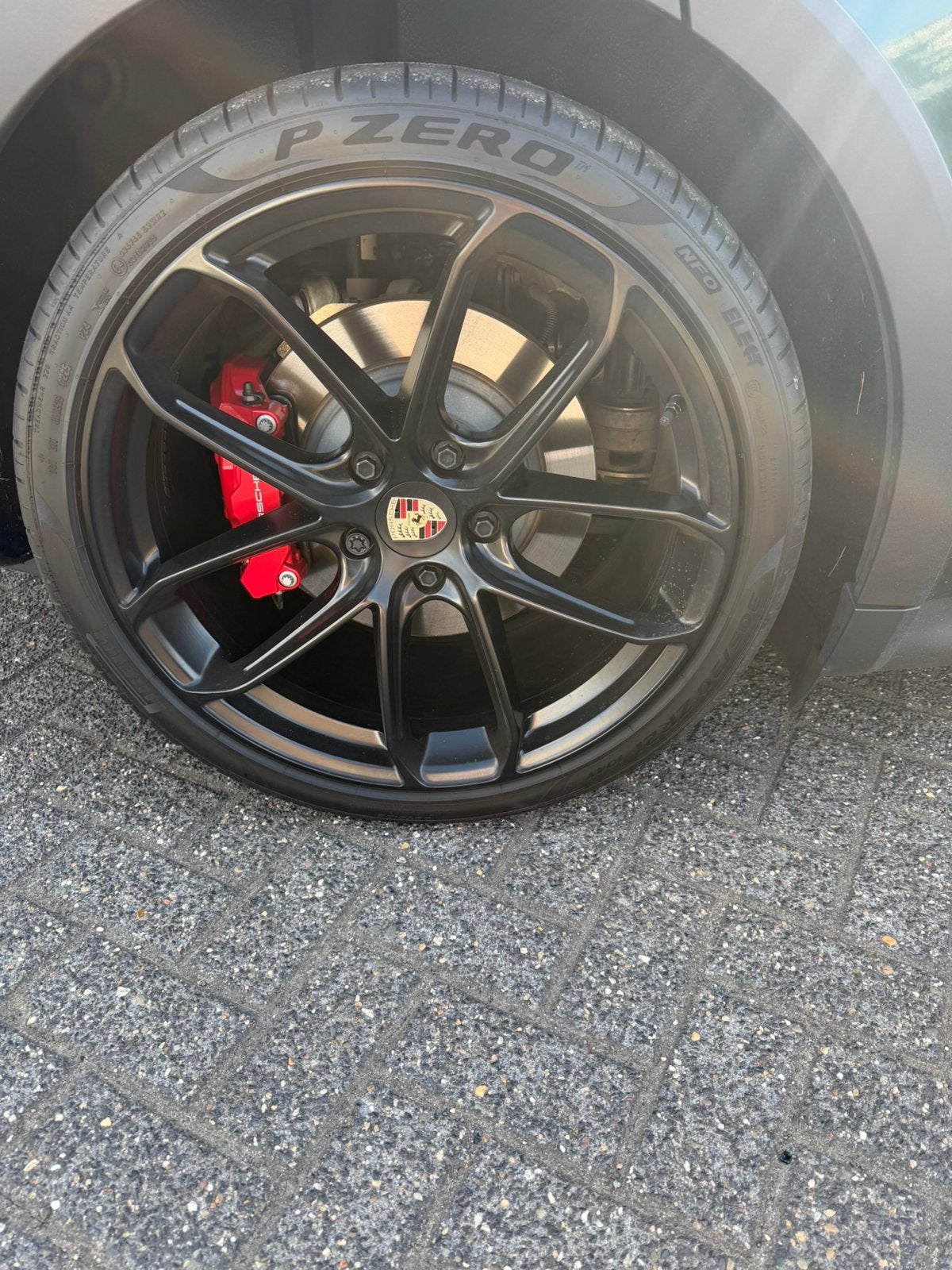 Porsche velgen cayenne en taycan, Auto-onderdelen, Ophalen, 21 inch, Zomerbanden, Velg(en)