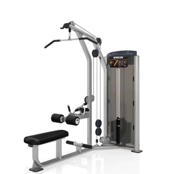 Precor pulldown/seated row combi 100 kg, Ophalen, Armen, ., Precor