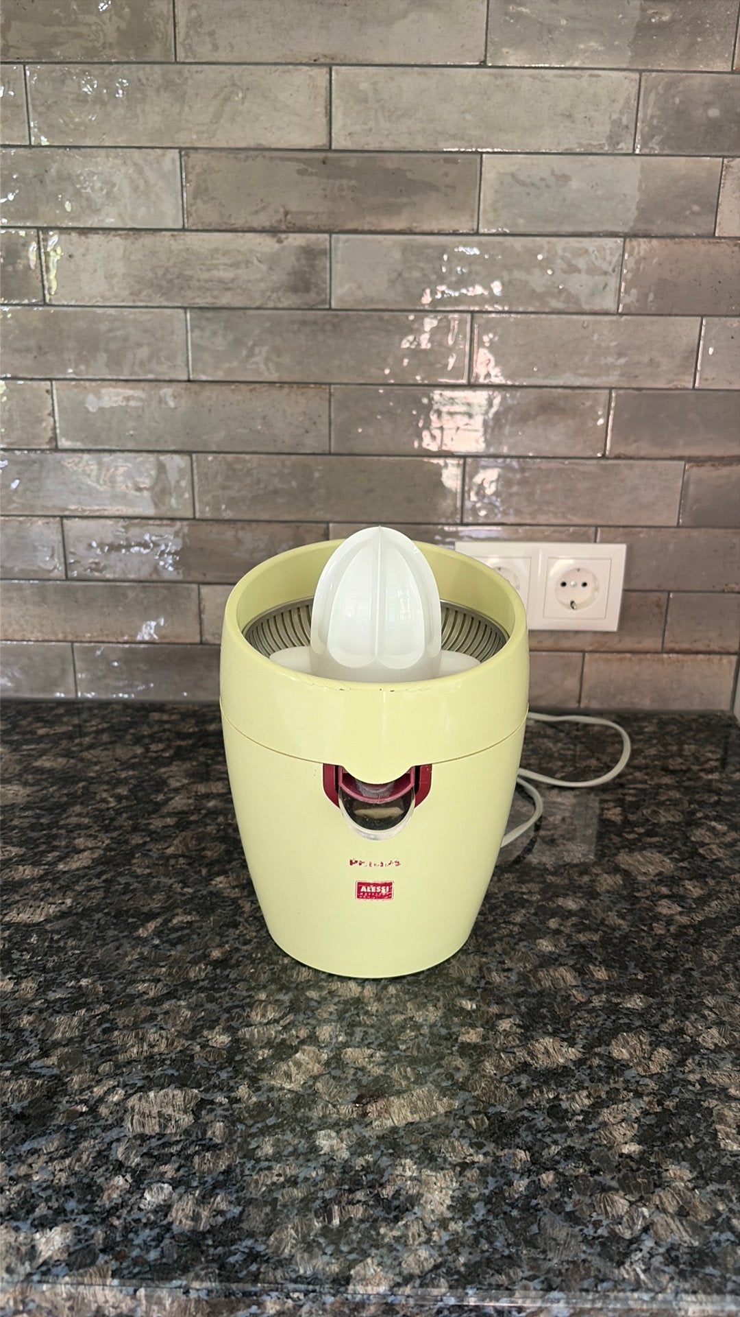 Philips Alessi citruspers, Witgoed en Apparatuur, Ophalen of Verzenden, Gebruikt, Elektrisch, Citruspers